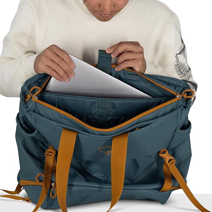 Osprey Daylite Large Tote Weekend Pack - Shoulder or Backpack Carry with Laptop Sleeve & Shoe Compartment