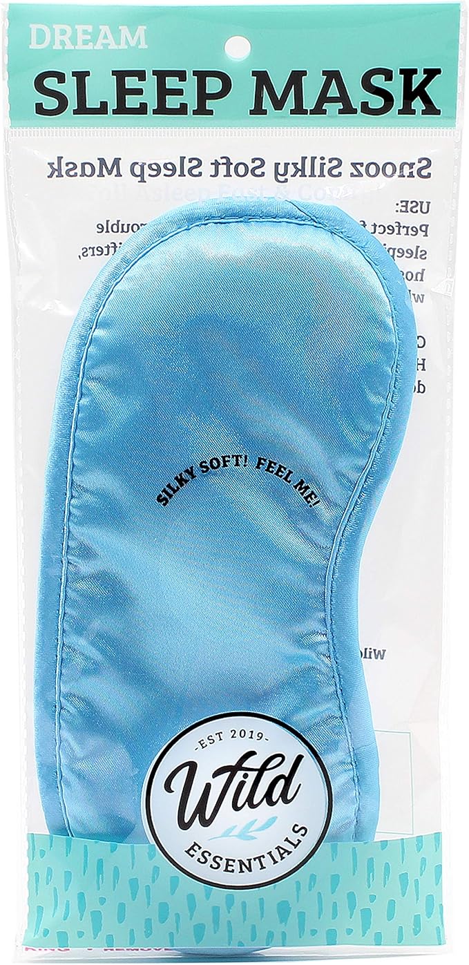 Wild Essentials Snooz Silky Soft Sleep Mask - Baby Blue