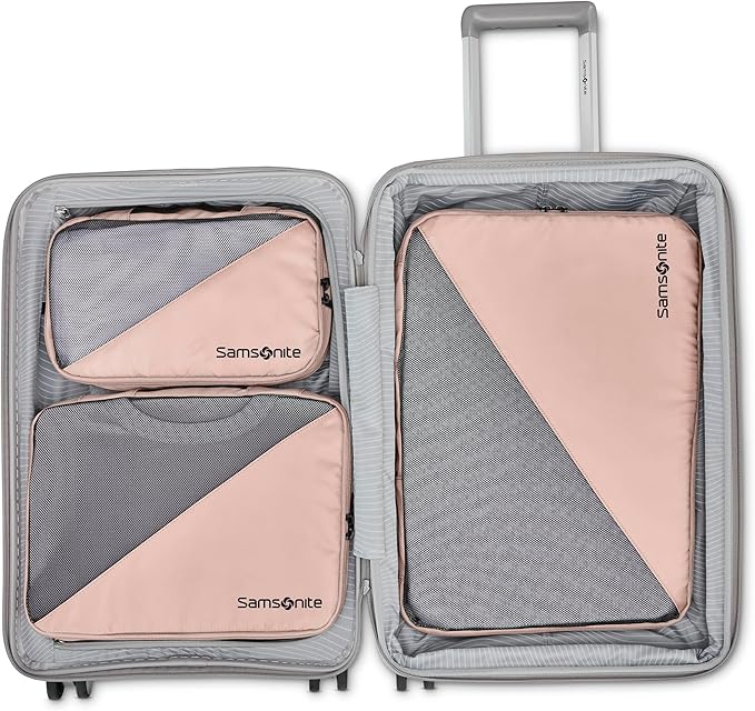 Samsonite 3-Piece Compression Packing Cube Set, Dusty Rose