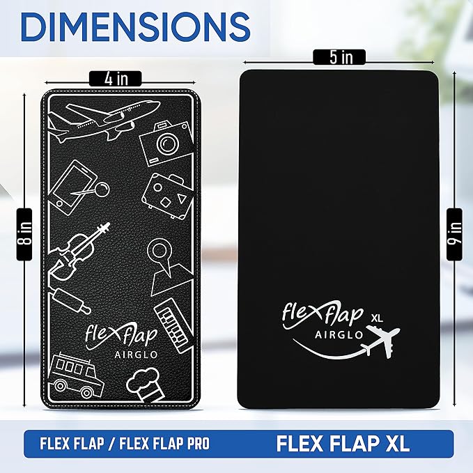 Flex Flap Cell Phone Holder & Flexible Tablet Stand for Desk, Bed, Treadmill, Home & Airplane Travel - XL