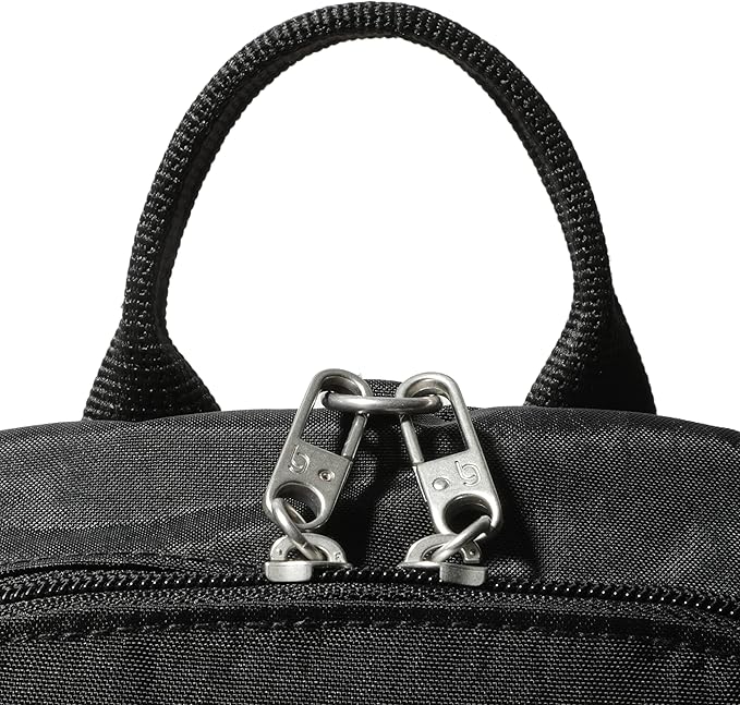 Securtex® Anti-theft Vacation Travel Backpack 10x13" Slash-Resistant Nylon Daypack w/RFID, Black Cheetah