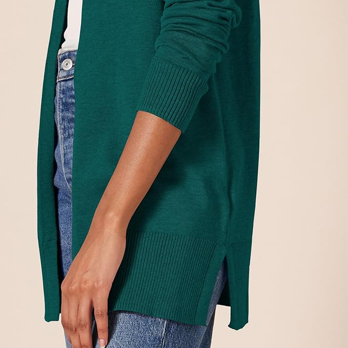 Amazon Essentials Women's Lightweight Long Sleeve Open-Front Cardigan Sweater (Available in Plus Size)