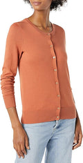 Amazon Essentials Women's Lightweight Crewneck Cardigan Sweater (Available in Plus Size)