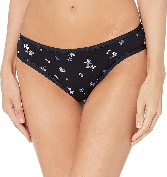 Amazon Essentials Women's Breathable Cotton Bikini Brief Underwear with Full Coverage, Multipacks