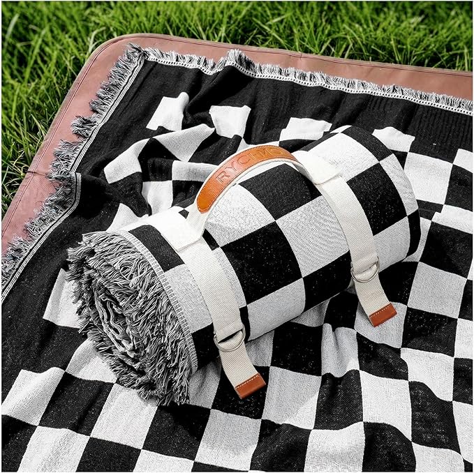 2 in 1 Extra Large Boho Beach Blanket Towel Picnic Mat Adult Men Guy Him Brother Dad Boyfriend Uncle Niece Best Friend Friendship Grandpa Grandfather Husband Son in Law Happy Birthday Cool Unique Gift