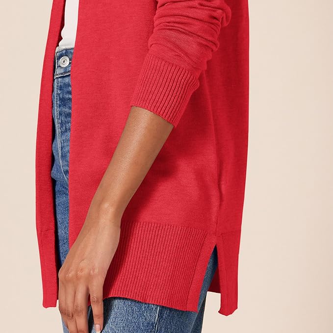 Amazon Essentials Women's Lightweight Long Sleeve Open-Front Cardigan Sweater (Available in Plus Size)