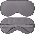 100% Bamboo Viscose Sleep Eye Mask - Dark Gray - Superior to Cotton - Light Blocking Travel Blindfold for Men & Women - Ultra-Soft & Comfortable with Adjustable Strap for Restful Sleep - by JoMo