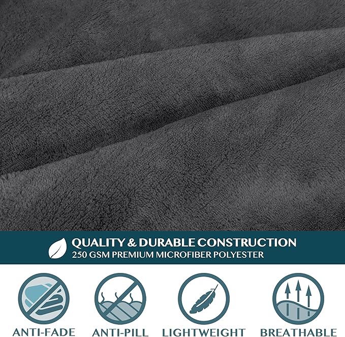 PAVILIA Blanket with Sleeves for Adult Women Men, Soft Warm Wearable Blanket Fleece Wrap Throw, Robe Blanket Gift