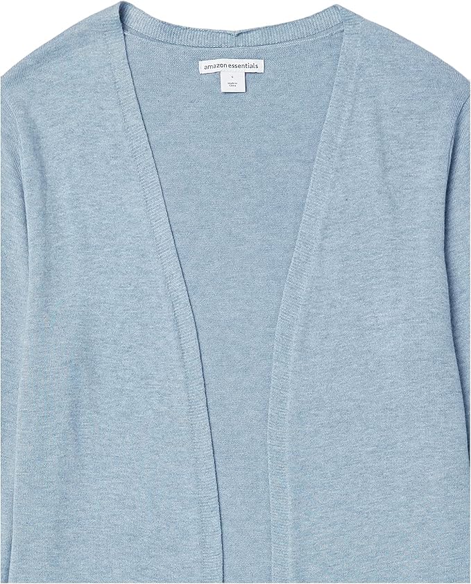 Amazon Essentials Women's Lightweight Long Sleeve Open-Front Cardigan Sweater (Available in Plus Size)