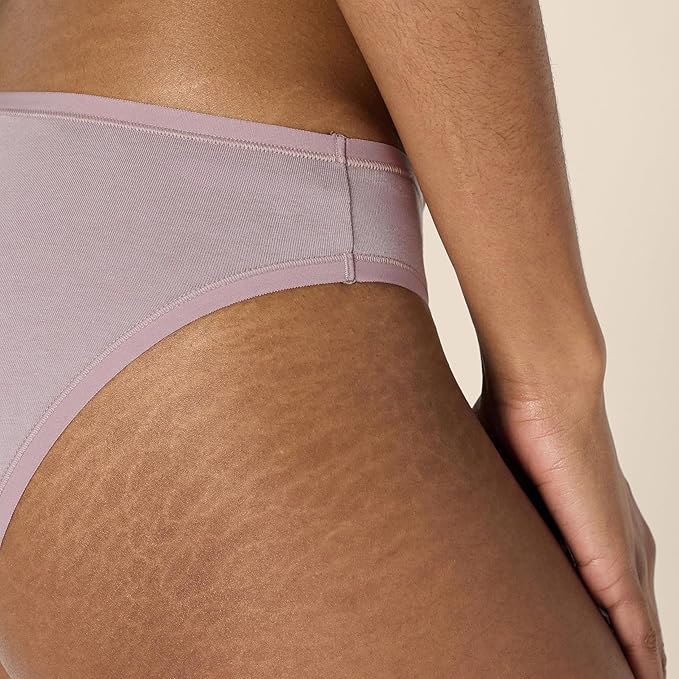 Amazon Essentials Women's Breathable Cotton Bikini Brief Underwear with Full Coverage, Multipacks