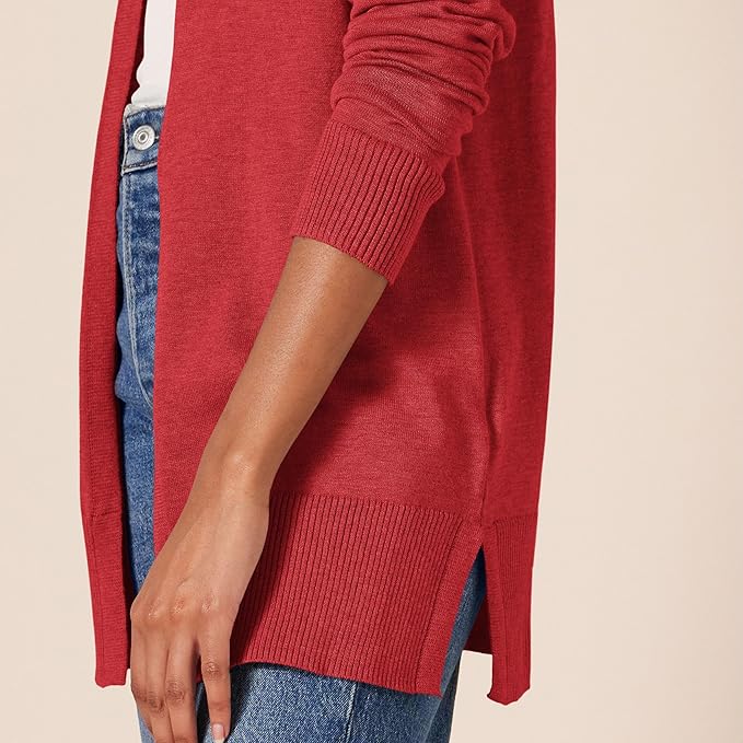 Amazon Essentials Women's Lightweight Long Sleeve Open-Front Cardigan Sweater (Available in Plus Size)