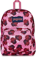 JanSport SuperBreak One Backpack - Durable, Lightweight Bag with 1 Main Compartment, Front Utility Pocket with Built-in Organizer, Premium Backpack, Pop Art Pansies