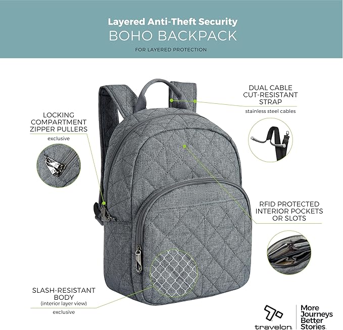 Travelon Anti-Theft Boho Backpack