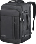 Gieury Carry On Backpack, 50L Travel Backpack, Luggage Backpack TSA Flight Approved Laptop Backpack for Men & Women, Large Expandable 40L Daypack Lightweight Business Weekender Bag, Black