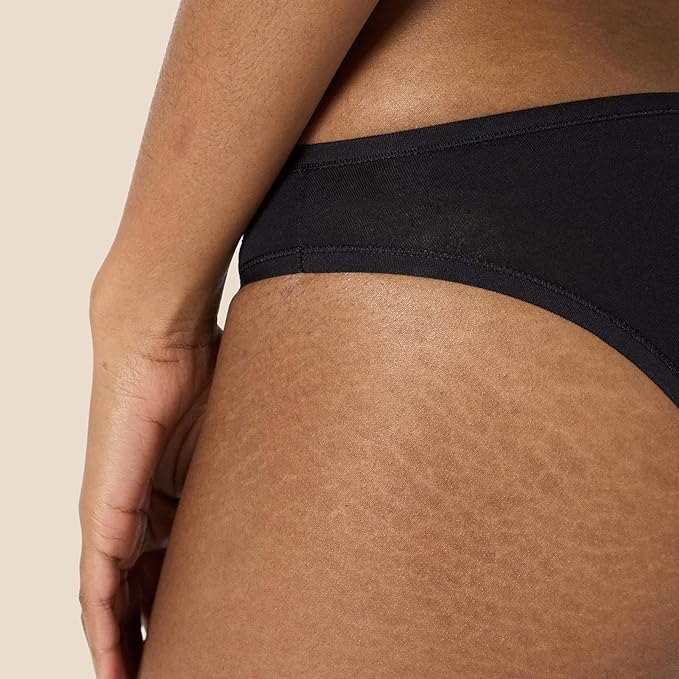 Amazon Essentials Women's Breathable Cotton Bikini Brief Underwear with Full Coverage, Multipacks