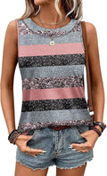 WIHOLL Tank Tops for Women Summer Outfits 2026 Crewneck Spring Casual Sleeveless Shirts Blouses Clothing