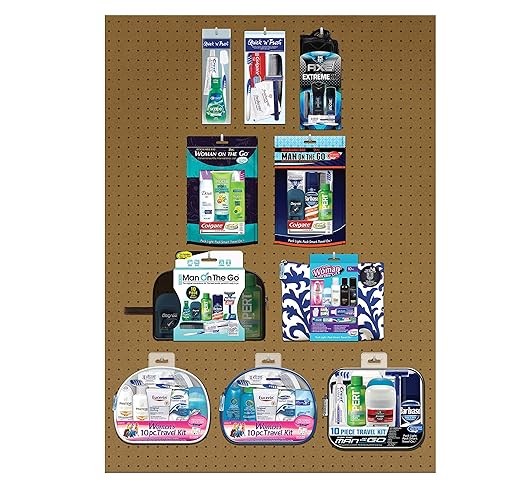 Convenience Kits Women’s Deluxe 10 PC Travel Kit (Pack of 6), Featuring Pantene Hair Products