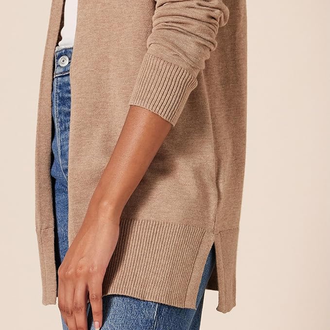 Amazon Essentials Women's Lightweight Long Sleeve Open-Front Cardigan Sweater (Available in Plus Size)