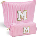 YOOLIFE Birthday Gifts for Women Kids Teen Girls - Pink Makeup Bag Best Friend Birthday Gifts Teacher Gifts Wedding Gifts Bridesmaid Gifts Daughter Teacher Wife Gifts Teen Girl Gifts M
