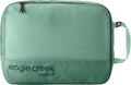 Eagle Creek Pack-It Reveal Clean/Dirty Cube M - Water-Resistant Dual Compartment Packing Cube With Internal Divider for Clean & Dirty Clothes - Travel Essentials - Willow Green