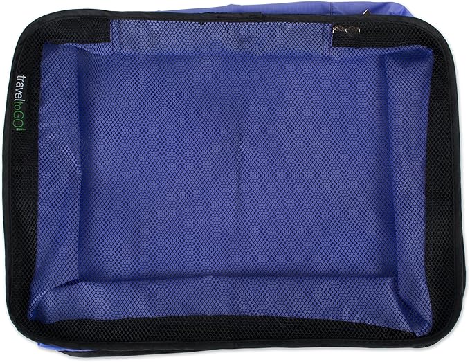 TraveltoGO 4-Piece Mesh Travel Packing Organizer Cube Set, Purple