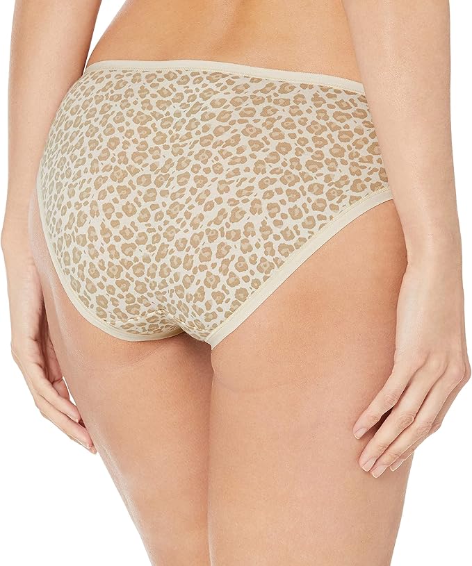 Amazon Essentials Women's Breathable Cotton Bikini Brief Underwear with Full Coverage, Multipacks