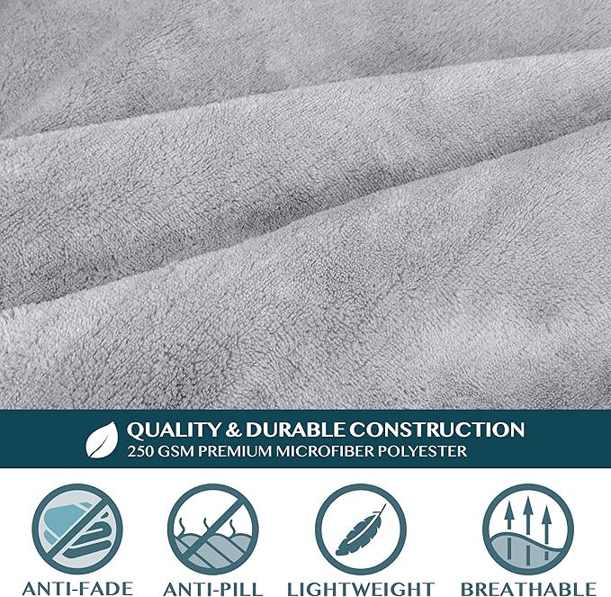 PAVILIA Wearable Blanket with Sleeves for Adult Women Men, Cozy Fleece Warm Wrap Throw with Arms, Gifts for Christmas, Wife