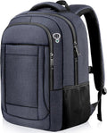 AREYTECO Laptop Backpack,18.4 Inch Extra Large Travel Backpack Airline Approved, Business Anti Theft Sturdy Work Computer College High School Backpack Bag Fits 18 Inch Notebook for Men Women, Blue