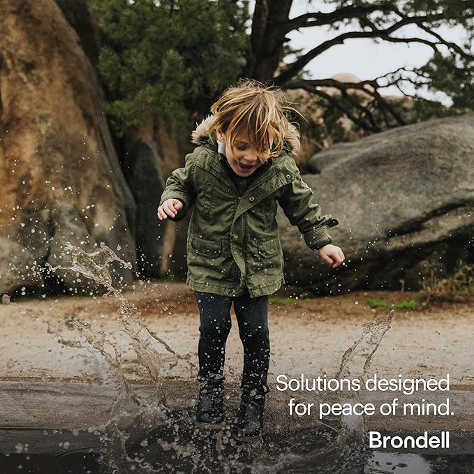 Brondell Hand-Held Bidet Holster Toilet Attachment with Integrated Shut-off, Accessory for Bidet Sprayers