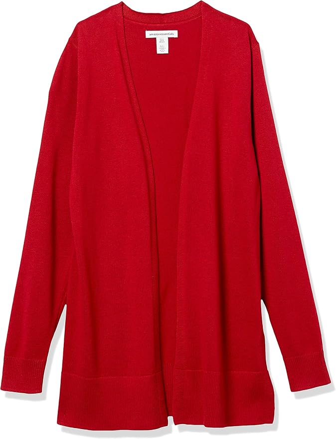 Amazon Essentials Women's Lightweight Long Sleeve Open-Front Cardigan Sweater (Available in Plus Size)