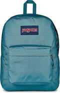 JanSport SuperBreak One Backpack - Durable, Lightweight Bag with 1 Main Compartment, Front Utility Pocket with Built-in Organizer, Premium Backpack, Emerald Pool