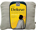 Go Travel Deluxe Wearable Blanket, Cozy, Fleece Blanket for Comfortable Rest in Airplane, Bus, Car, and Train, Doubles as Pillow and Lumbar Support, Packs in with Luggage, Travel Essentials, Gray