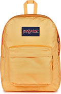 JanSport SuperBreak One Backpack - Durable, Lightweight Bag with 1 Main Compartment, Front Utility Pocket with Built-in Organizer, Premium Backpack, Orange Soda