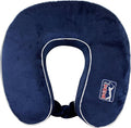 Wolf Essentials Adult Soft Memory Foam 11 x 11.5-inch Travel Neck Pillow, Compact, Perfect for Plane or Car, Navy
