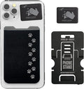 Phone Wallet - Adhesive Card Holder - Cell Phone Pouch - Stick on Lycra Pocket by Gecko - Carry Credit Cards and Cash