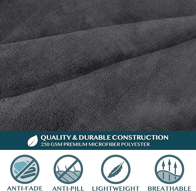 PAVILIA Wearable Blanket with Sleeves for Adult Women Men, Cozy Fleece Warm Wrap Throw with Arms, Gifts for Christmas, Wife
