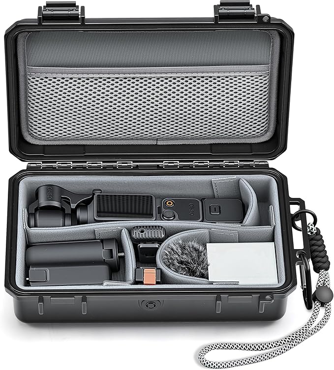 STARTRC PHOTO DIY Hard Case for DJI Osmo Pocket 4/3 Accessories, Portable Waterproof Camera Case, Travel Storage Bag Compatible with Osmo Action 5 Pro/6/OM 8/7P