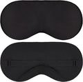 Sleep Mask - Black, 100% Tencel Derived from Natural Wood Pulp - Lightweight Eye Mask with Adjustable Strap - Blackout Blindfold for Women & Men - Comfortable Light Blocking Eye Cover
