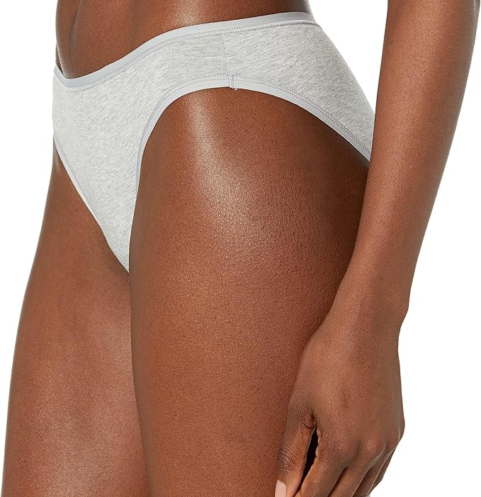 Amazon Essentials Women's Breathable Cotton Bikini Brief Underwear with Full Coverage, Multipacks
