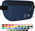 Money Belt for Travel - Security Fanny Pack for Phone, Money, Passport, & More with Anti Theft RFID Protection - Slim Under Clothes Hidden Wallet Holder Bag - Unisex Travel Waist Pouch for Women & Men
