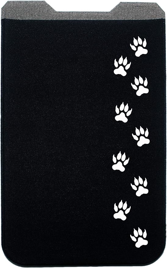 Phone Wallet - Adhesive Card Holder - Cell Phone Pouch - Stick on Lycra Pocket by Gecko - Carry Credit Cards and Cash