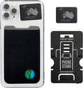 Phone Wallet - Adhesive Card Holder - Cell Phone Pouch - Stick on Lycra Pocket by Gecko - Carry Credit Cards and Cash