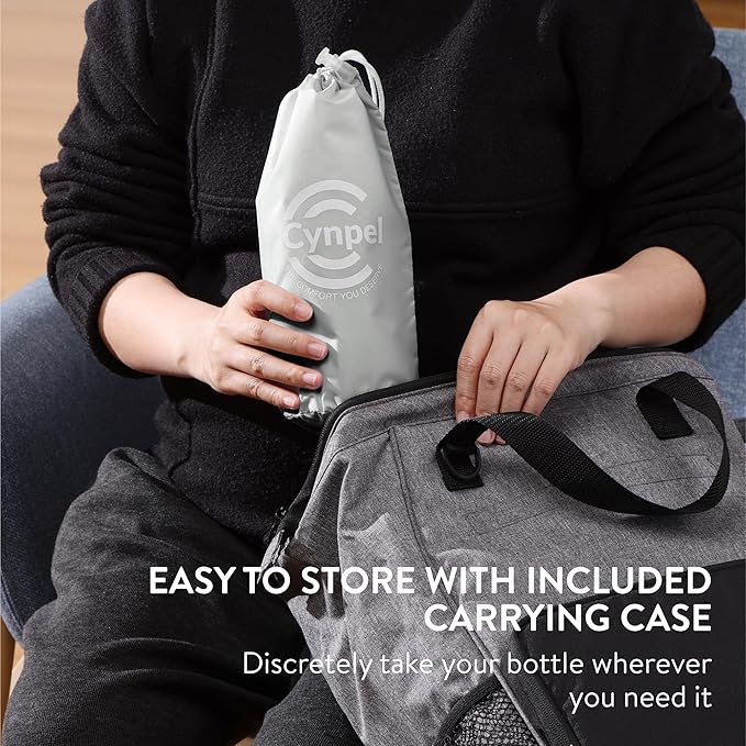 Cynpel Peri Bottle - Portable Bidet Kit - Travel Perineal Wash Handheld Squeeze Bottles - Postpartum and Labour Essentials for Women - Post Birth Spray Care After Childbirth - Gray