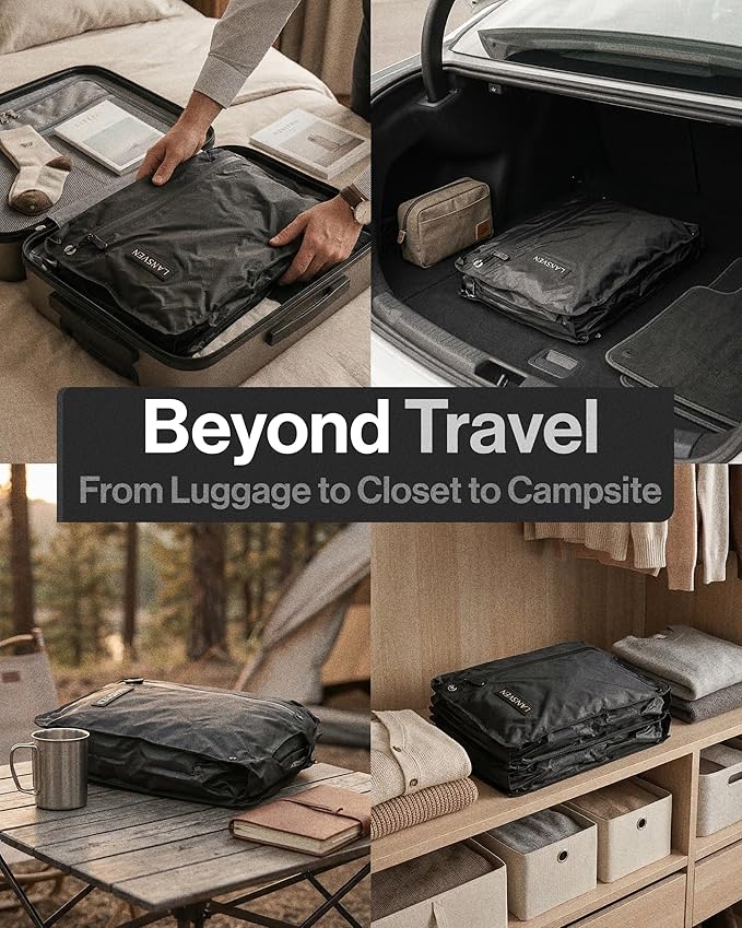 Vacuum Packing Bags for Travel – cordless travel vacuum bag set, Save 60% Space, Maximize Storage, Vacuum Packing Cubes, TSA Ready, Easy Packing Organizer for Carry-On & Suitcase