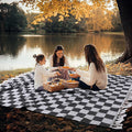 Large Picnic Blanket Outdoor Law Park Grass Patio Mat Manta Para Soft Car Travel Essentials Road Trip Summer Vacation Stuff Outside Accessories Roadtrip Camping Gear Rv Must Haves Glamping Tent Gadget