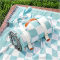 2 in 1 Extra Large Boho Beach Blanket Towel Picnic Camp Mat Family Beach Trip Essentials Summer Vacation Must Have Travel Accessories Lake Day Necessities Stuff Thing Need Gear Gift Item Gadget 2026