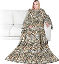 PAVILIA Wearable Blanket with Sleeves for Adult Women Men, Cozy Fleece Warm Wrap Throw with Arms, Gifts for Christmas, Wife