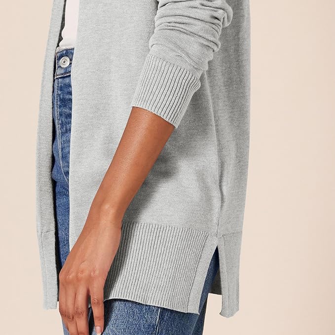 Amazon Essentials Women's Lightweight Long Sleeve Open-Front Cardigan Sweater (Available in Plus Size)