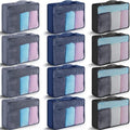 Tudomro 12 Pcs Large Packing Cubes Luggage Organizers for Suitcase Mesh Travel Organizer Bags Travel Packing Organizers for Traveling Camping Hiking