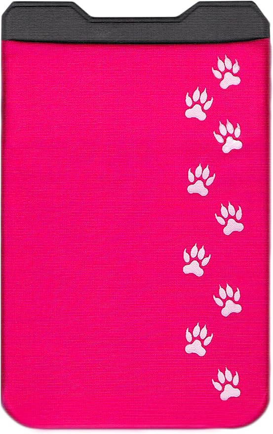 Phone Wallet - Adhesive Card Holder - Cell Phone Pouch - Stick on Lycra Pocket by Gecko - Carry Credit Cards and Cash
